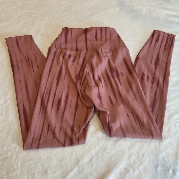 Nike One Dri-FIT Women's Training Leggings Pecan / Rose Clay (FZ7272-634) XS New - Picture 9 of 15